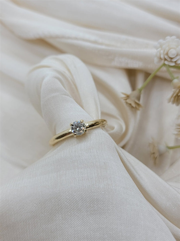 14K Yellow Gold Fashion Diamond Fashion Ring