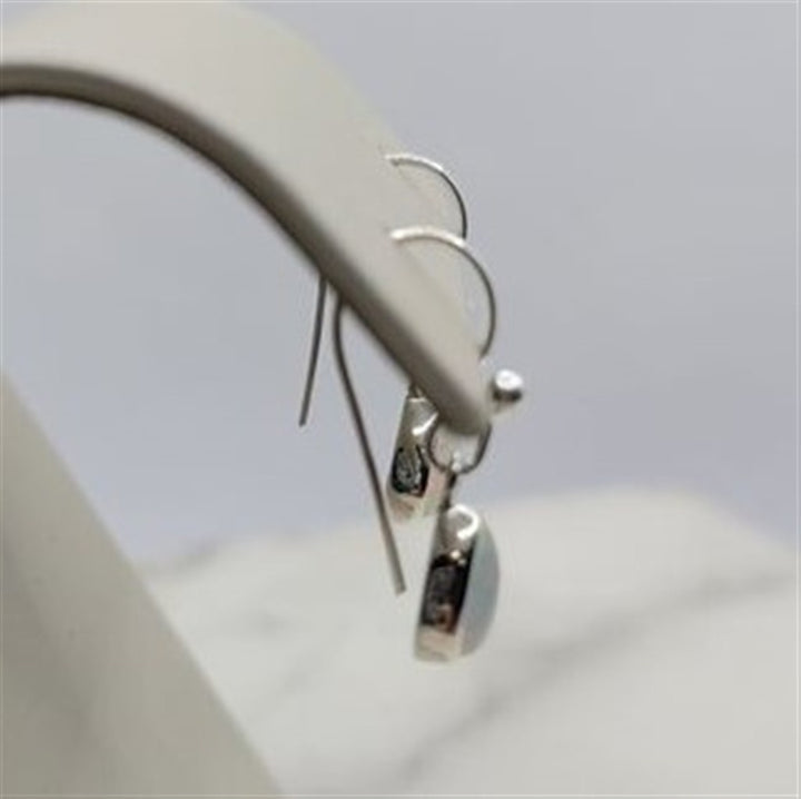 Sterling Silver Opal Dangle  Earrings
