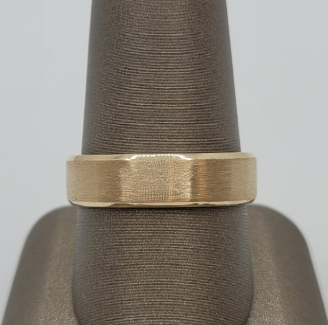 14K Plain 6mm Band Wedding Ring