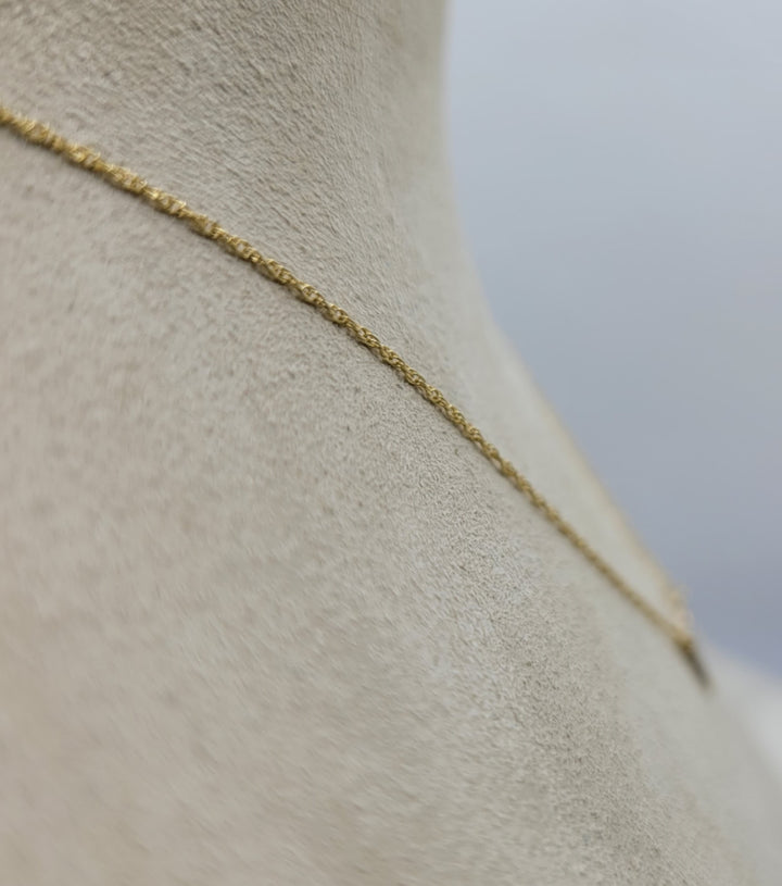 14K Yellow Gold Guitar Necklace