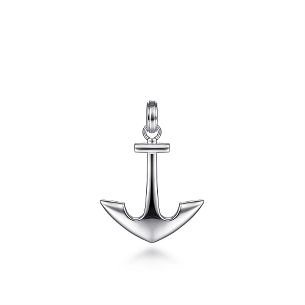 Sterling Silver "Gabriel & Co." Anchor Pendant