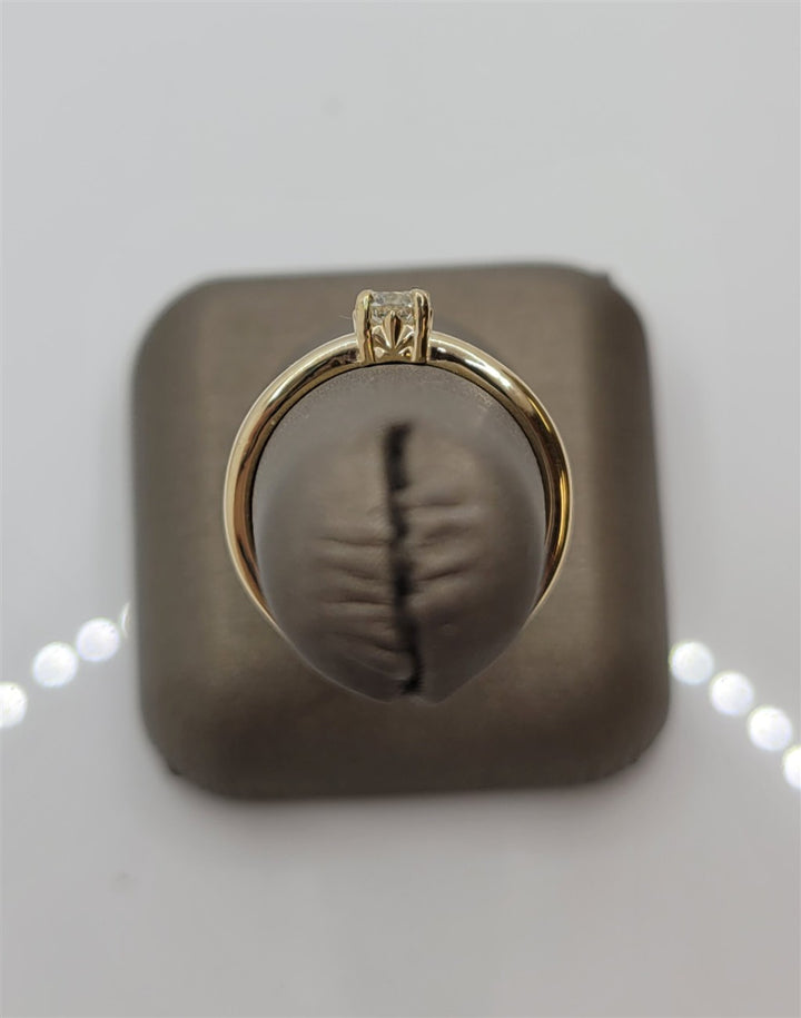 14K Yellow Gold Fashion Diamond Fashion Ring