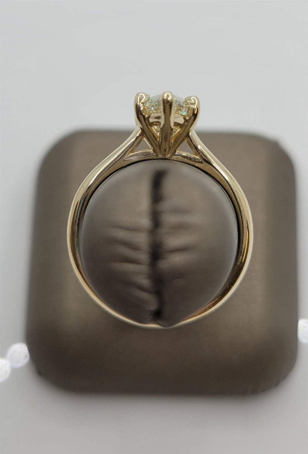 14K Yellow Gold 1.61 ct Marquise Cut Classic Diamond Engagement Ring