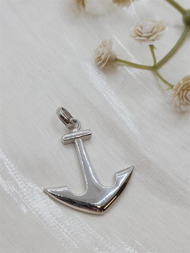 Sterling Silver "Gabriel & Co." Anchor Pendant