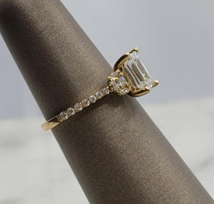 14K Yellow Gold Engagement S Kashi Diamond Engagement Ring