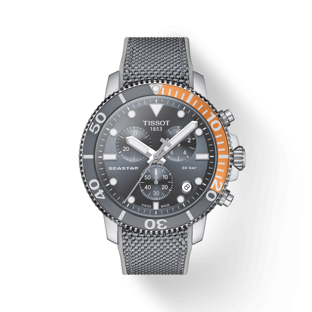 Tissot Stainless Steel Seastar 1000 Chronograph Watch
