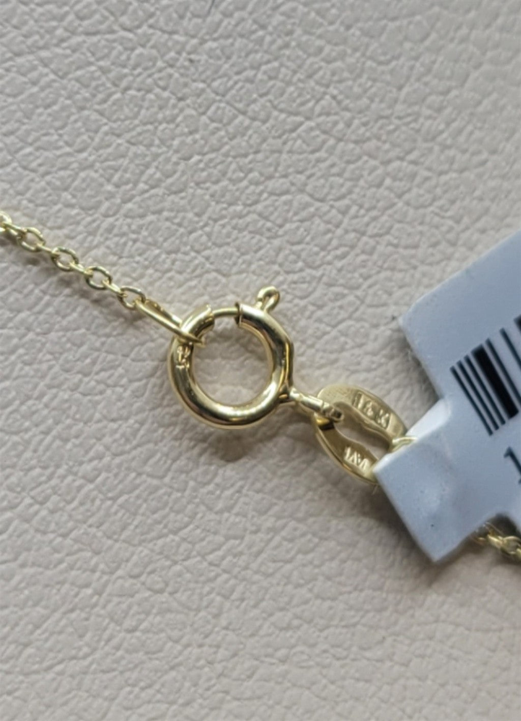 18" 14K Yellow Gold Petite Illusion Set Diamond Cross Necklace