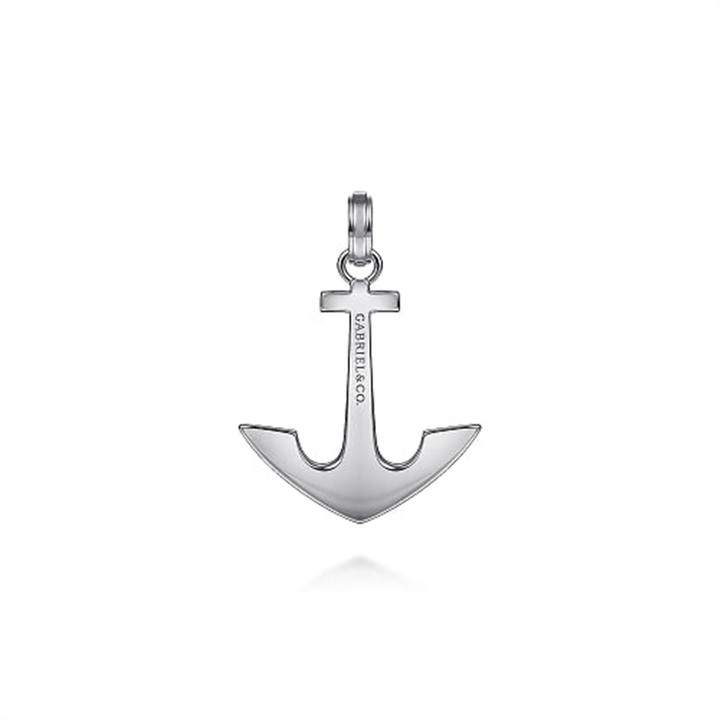 Sterling Silver "Gabriel & Co." Anchor Pendant