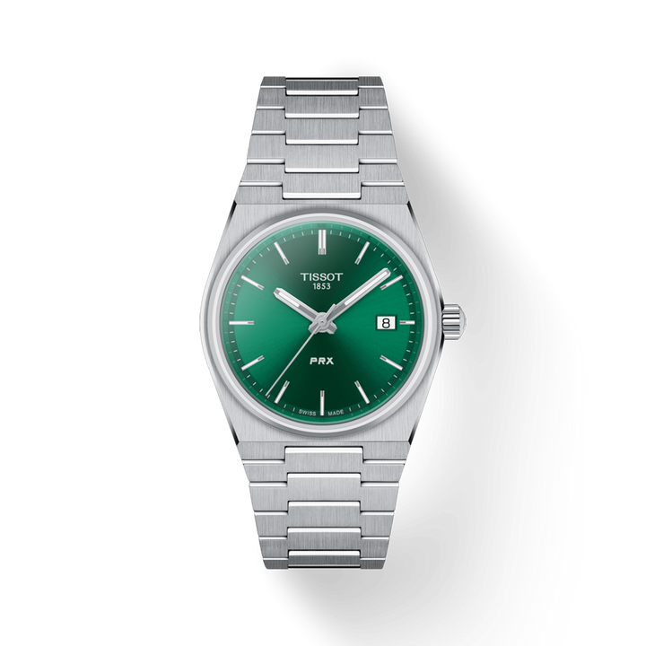 Tissot Stainless Steel Green Face PRX 35MM Watch