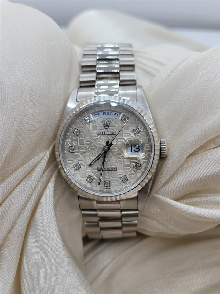 Certified Pre-Owned Rolex Two-Tone 36mm DayDate President