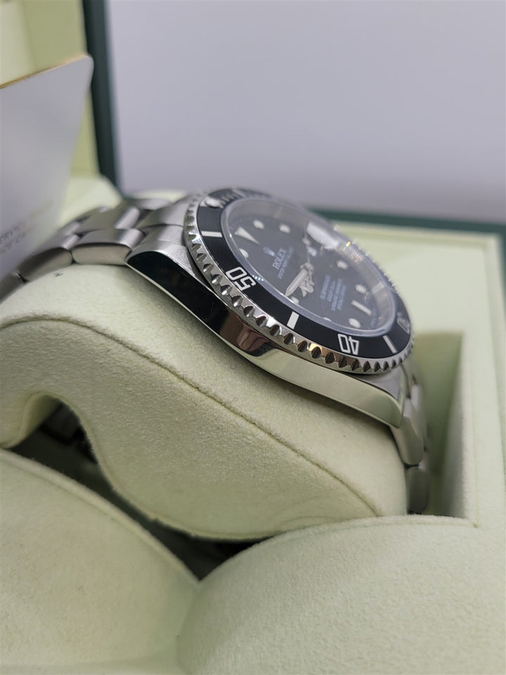 Stainless Steel 40mm Submariner Date Black Previously Owned Rolex