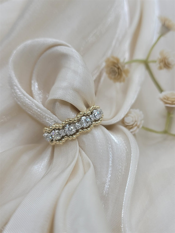 14K Two-Tone Gold Gabriel & Co Diamond Fashion Ring