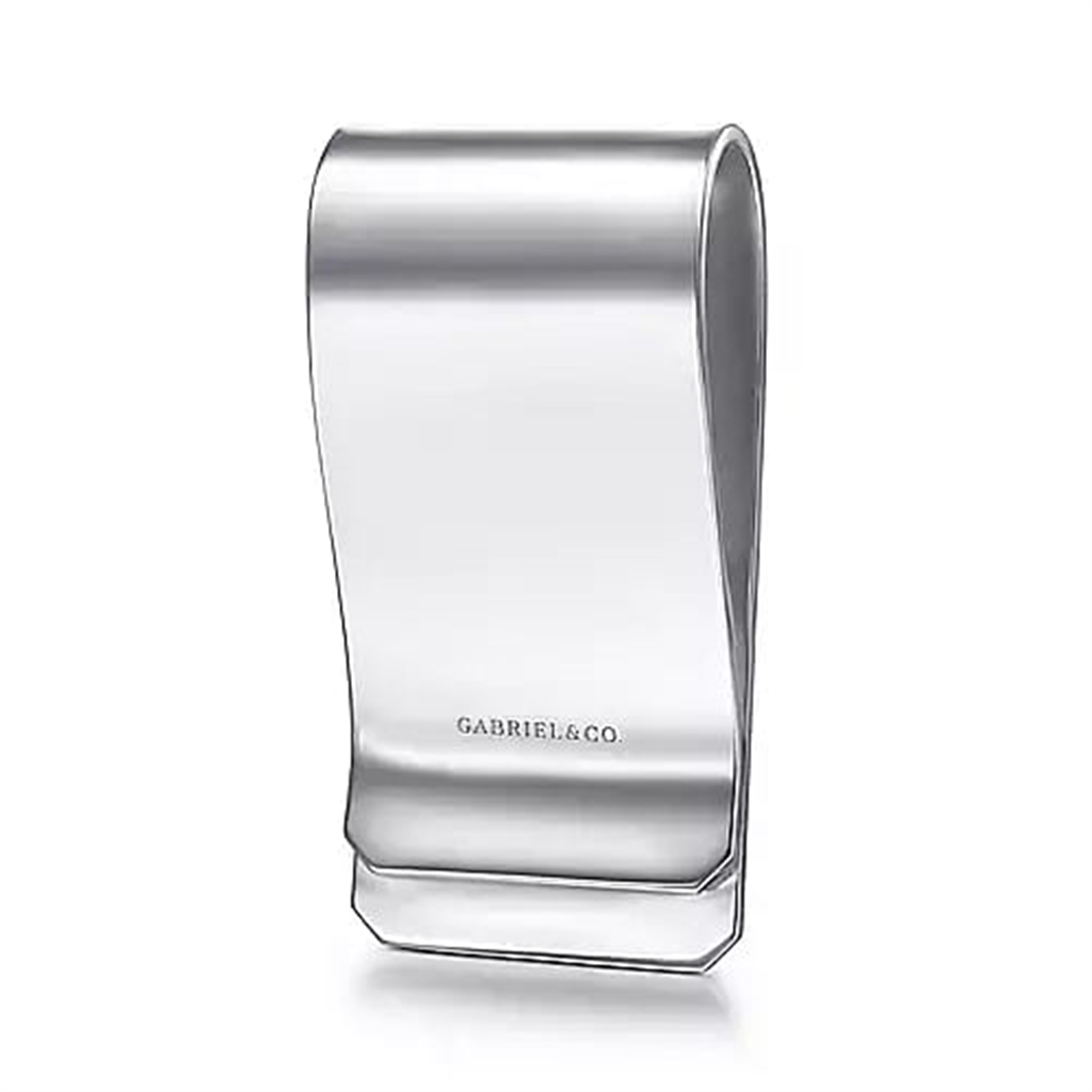 Sterling Silver "Gabriel & Co." Brushed Money Clip