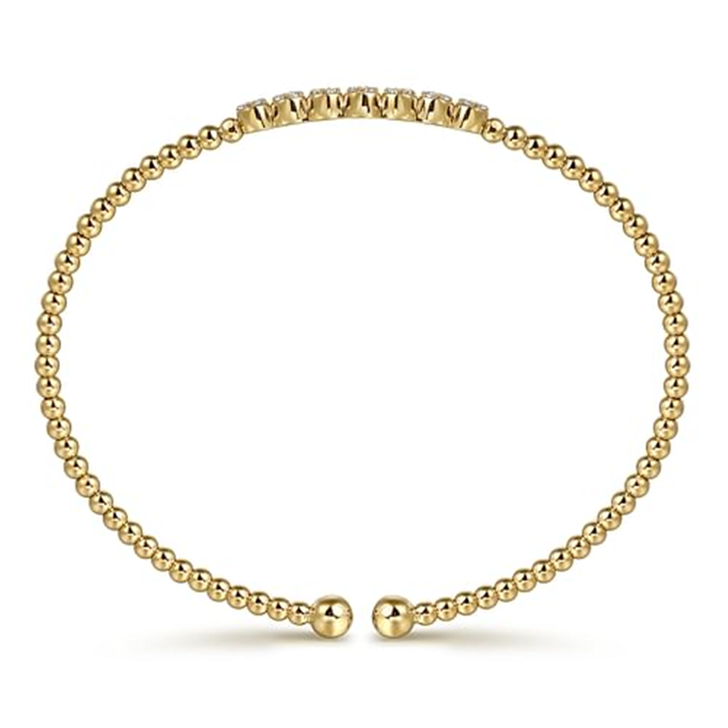 14K Yellow Gold Gabriel & Co. Bujukan Diamond Bracelet