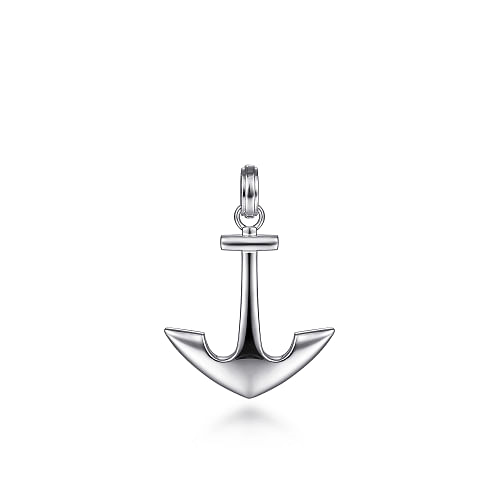 Sterling Silver "Gabriel & Co." Anchor Pendant