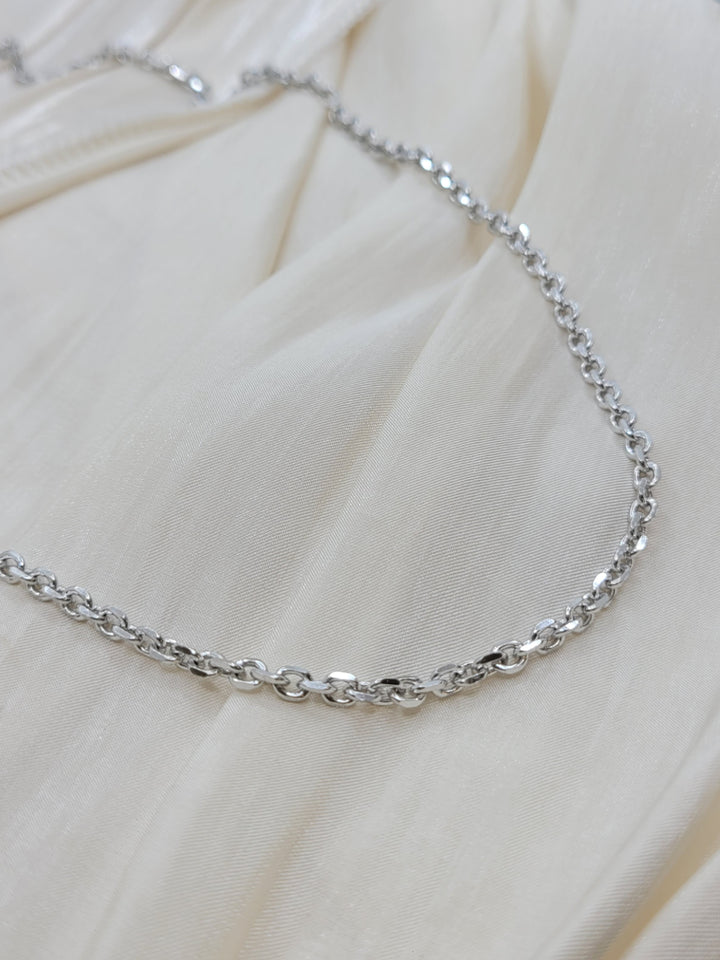 Men's Sterling Silver "Gabriel & Co." 3.6mm Cable Link Mens Chain
