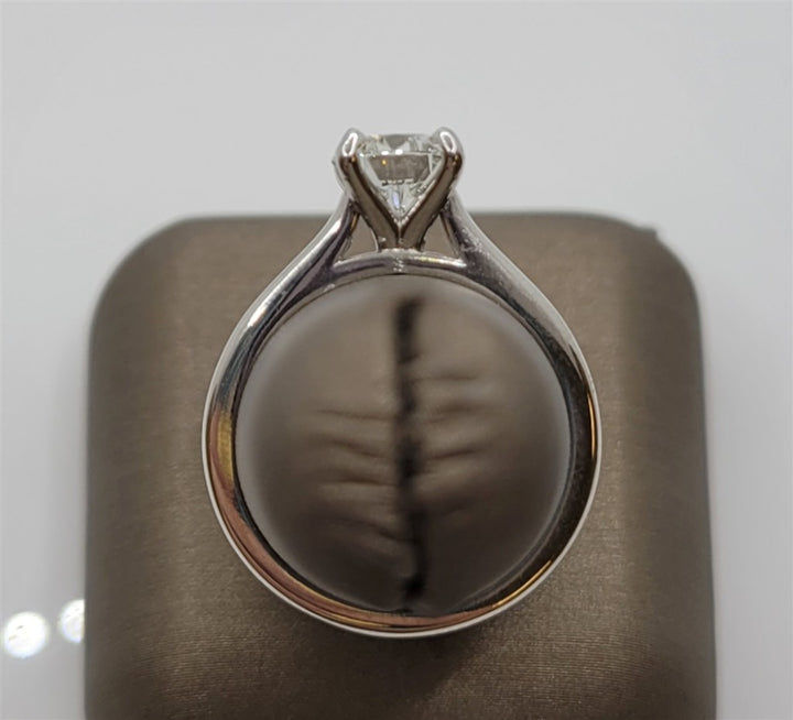 14K White Gold 1.26 ct Soltiare Diamond Engagement Ring