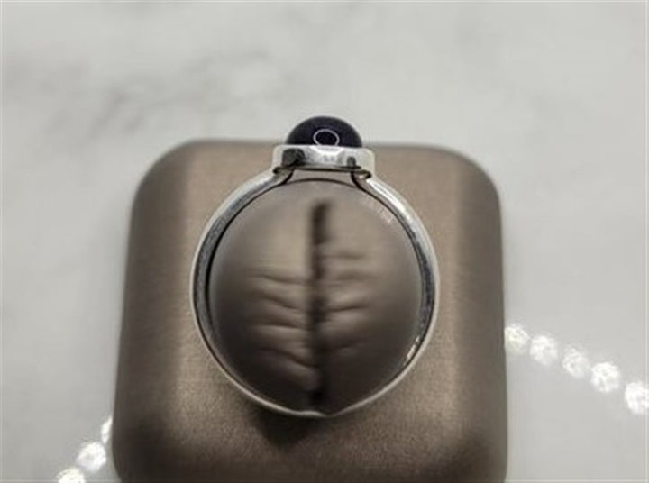 Sterling Silver  Amethyst Solitaire  Ring
