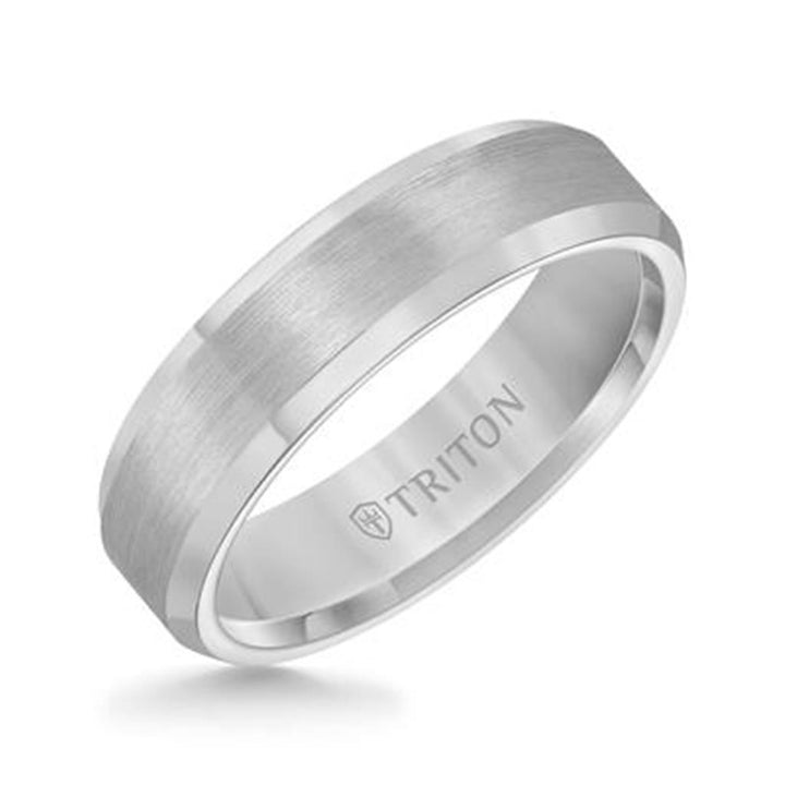 Tungsten Beleved Edge 6mm Wedding Ring