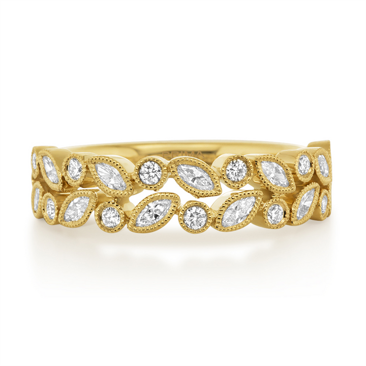 14K Yellow Gold Fashion Diamond Fashion Ring