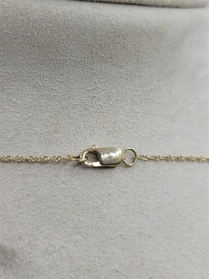 14K Yellow Gold 0.20 ctw Round cut Diamond Necklace
