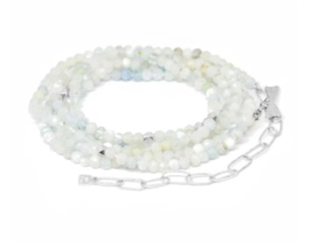 Nina Nguyen Sterling Silver Aquamarine Wrap