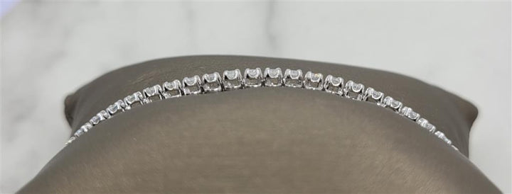 14K White Gold 2.00 ctw Round cut Diamond Bracelet