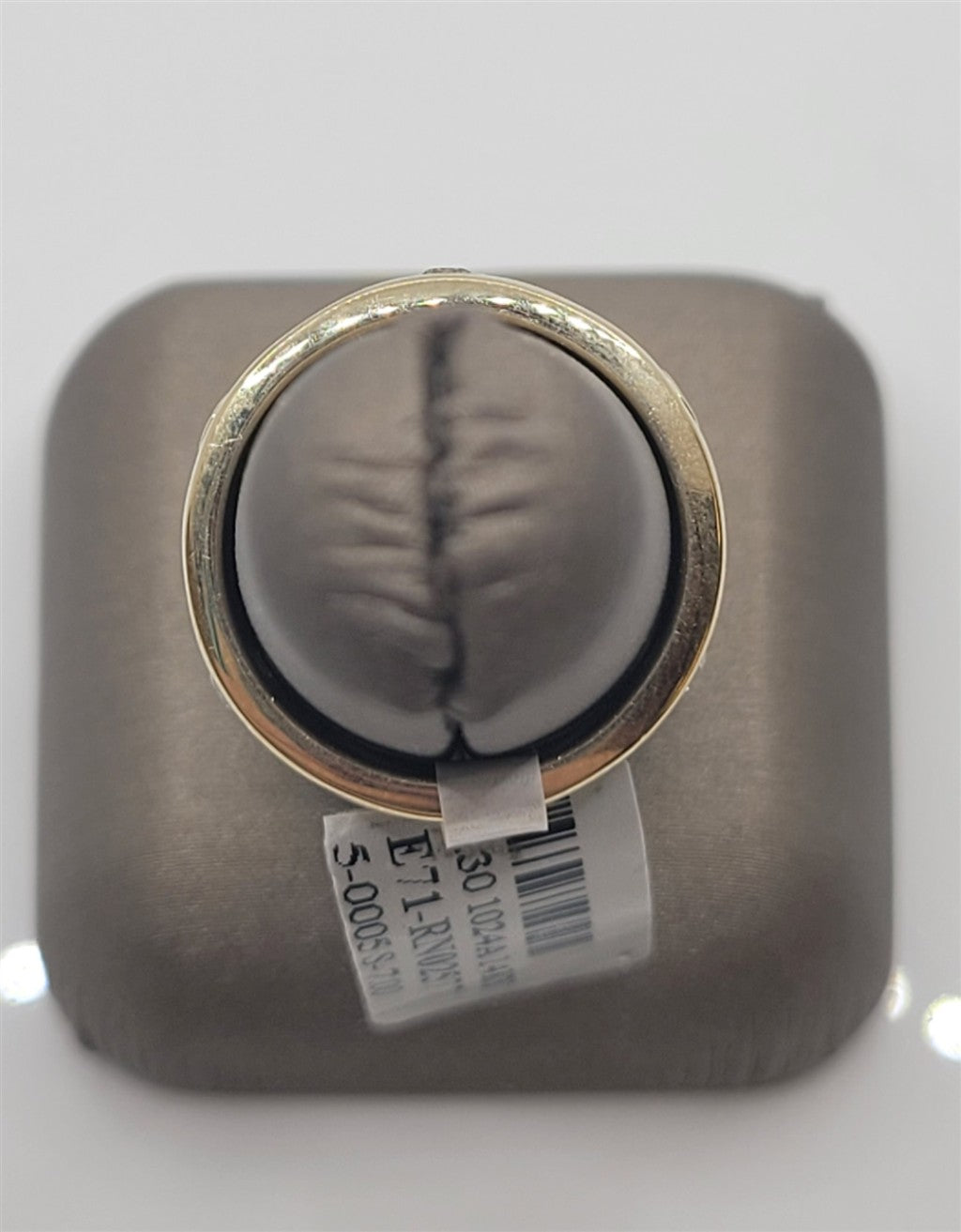 14K Yellow Gold Diamond Stations Fashion Ring