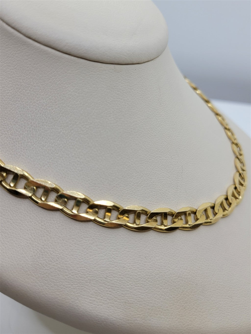 14K Yellow Gold Anchor 20 inch Chain