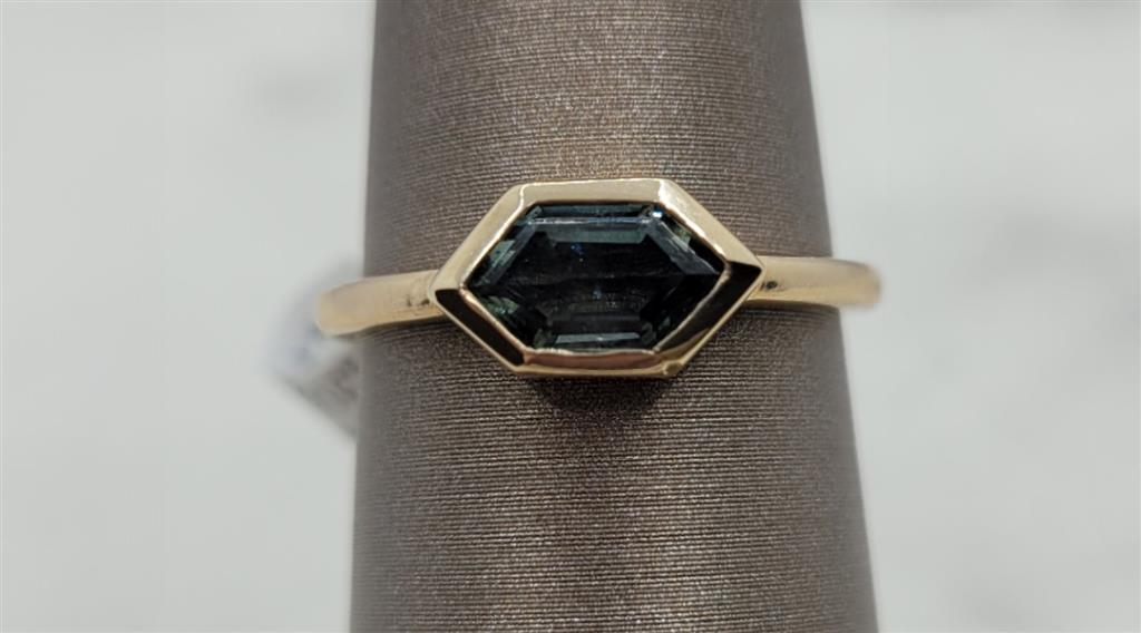 14K Yellow Gold Fashion Sapphire & Gemstone Ring