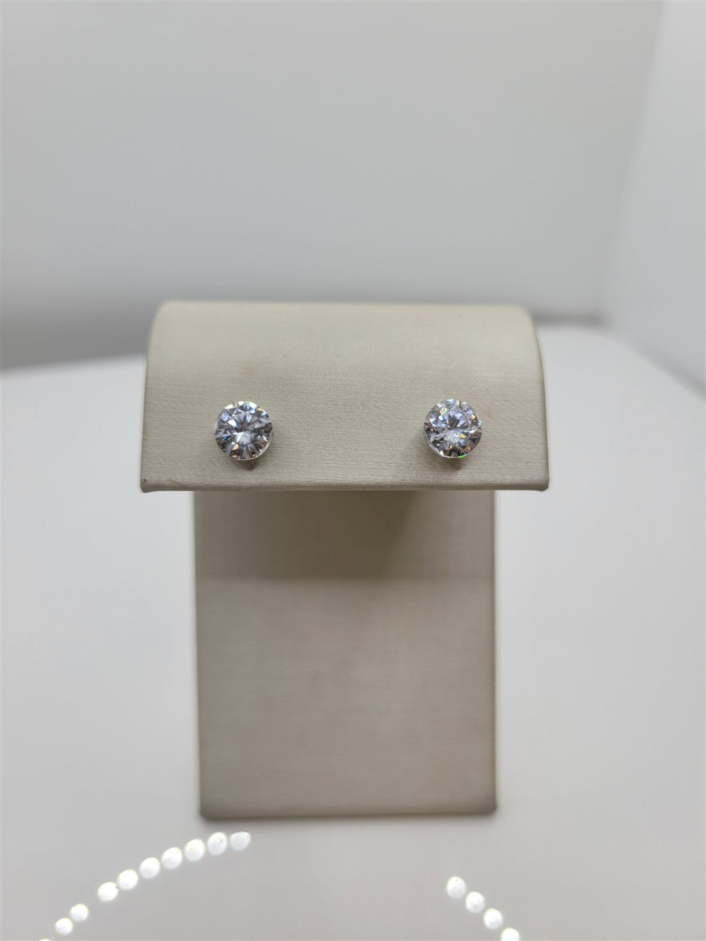 Sterling Silver Swarovski Crystal Martini Stud Earrings