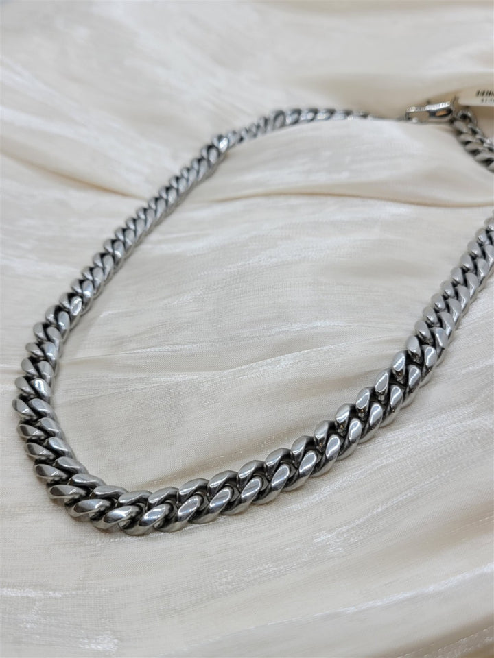 20" 10mm Stainless Steel Mens Curb Chain