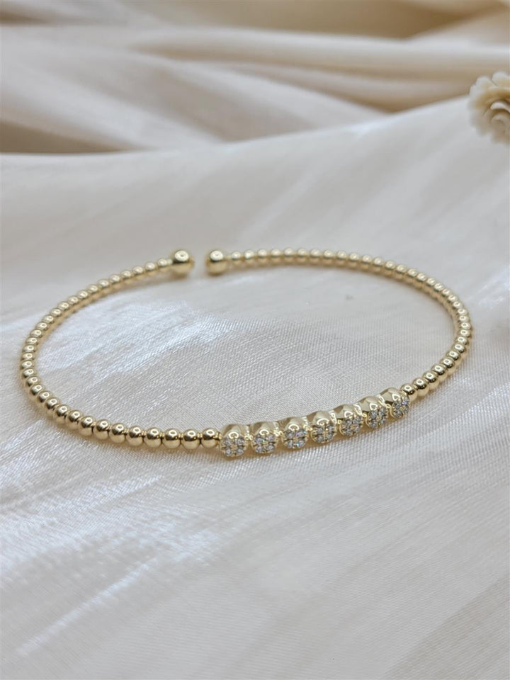 14K Yellow Gold Gabriel & Co. Bujukan Diamond Bracelet