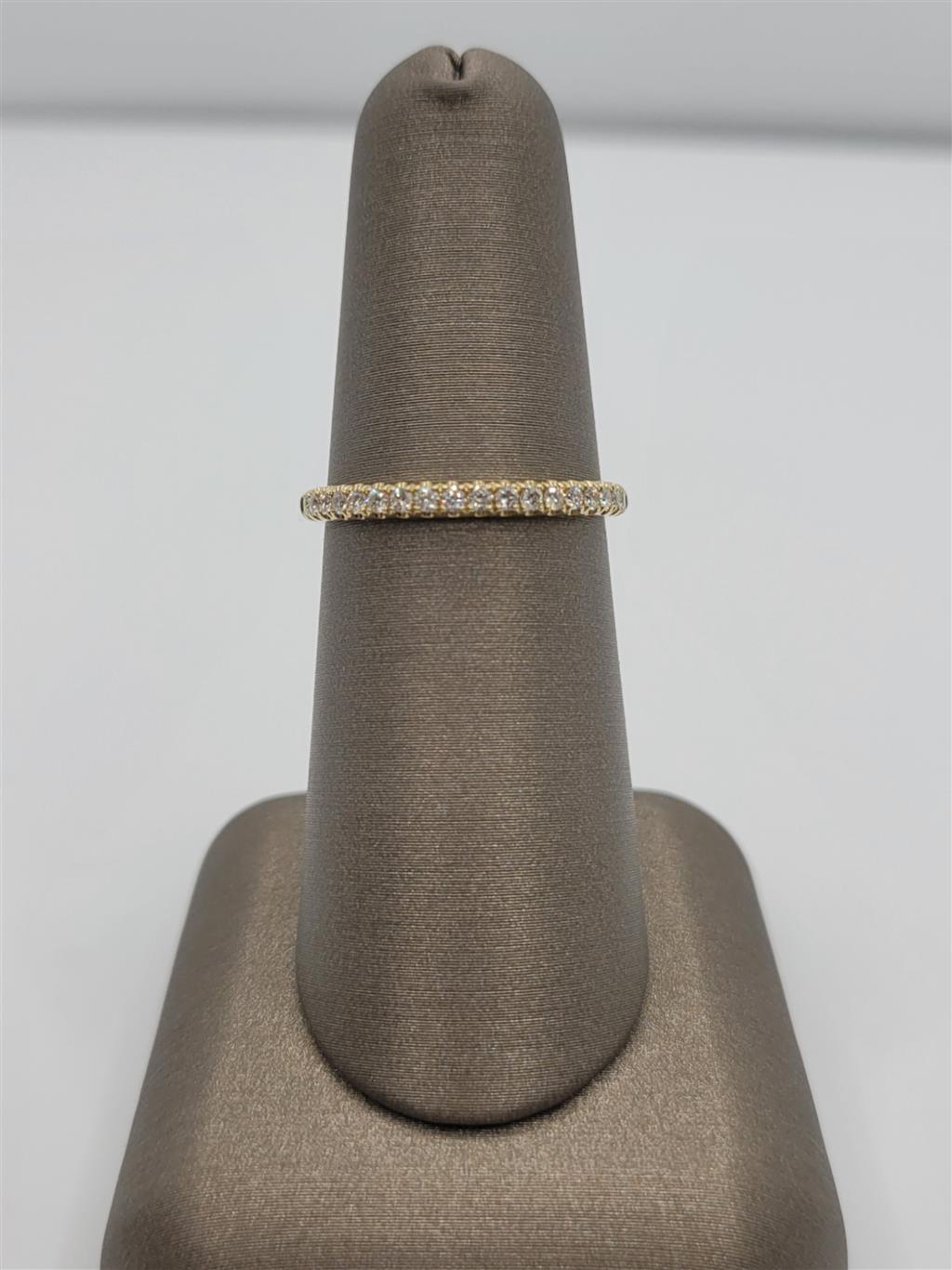 14K Yellow Gold Diamond Wedding Band