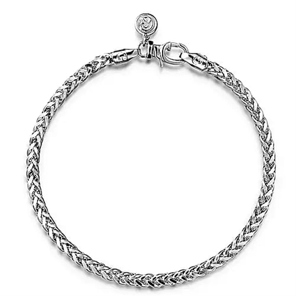 Sterling Silver "Gabriel & Co." Wheat Chain Bracelet