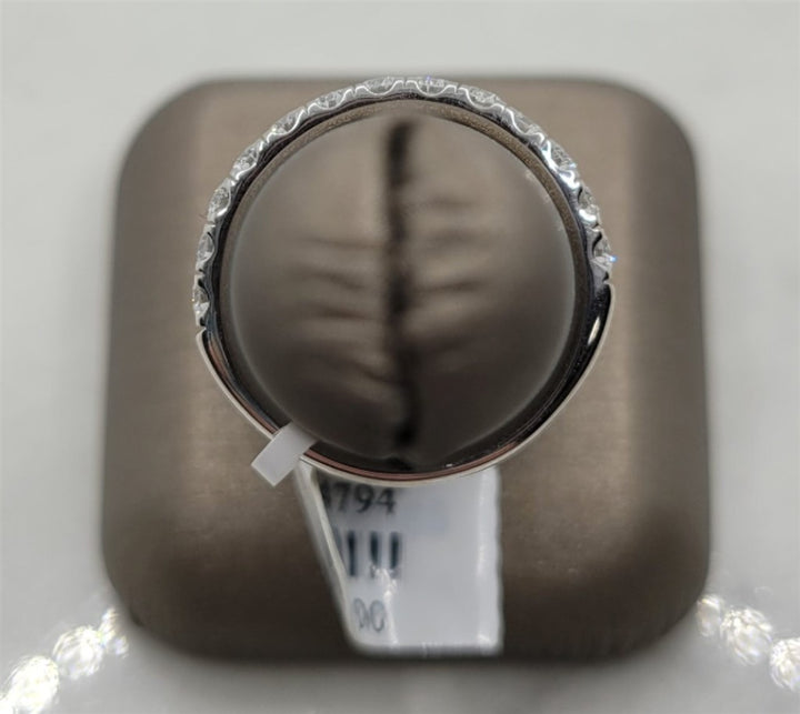 14K White Gold .75ctw Prong Set Diamond Wedding Ring