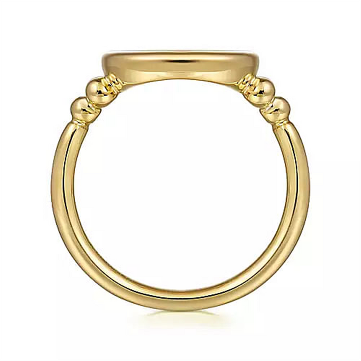 14K Yellow Gold Fashion Gabriel & Co Diamond Fashion Ring