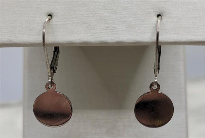 Sterling Silver Dangle Engravable Earrings