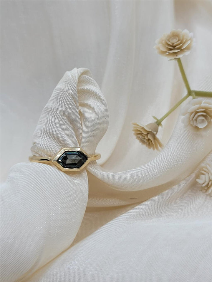 14K Yellow Gold Fashion Sapphire & Gemstone Ring