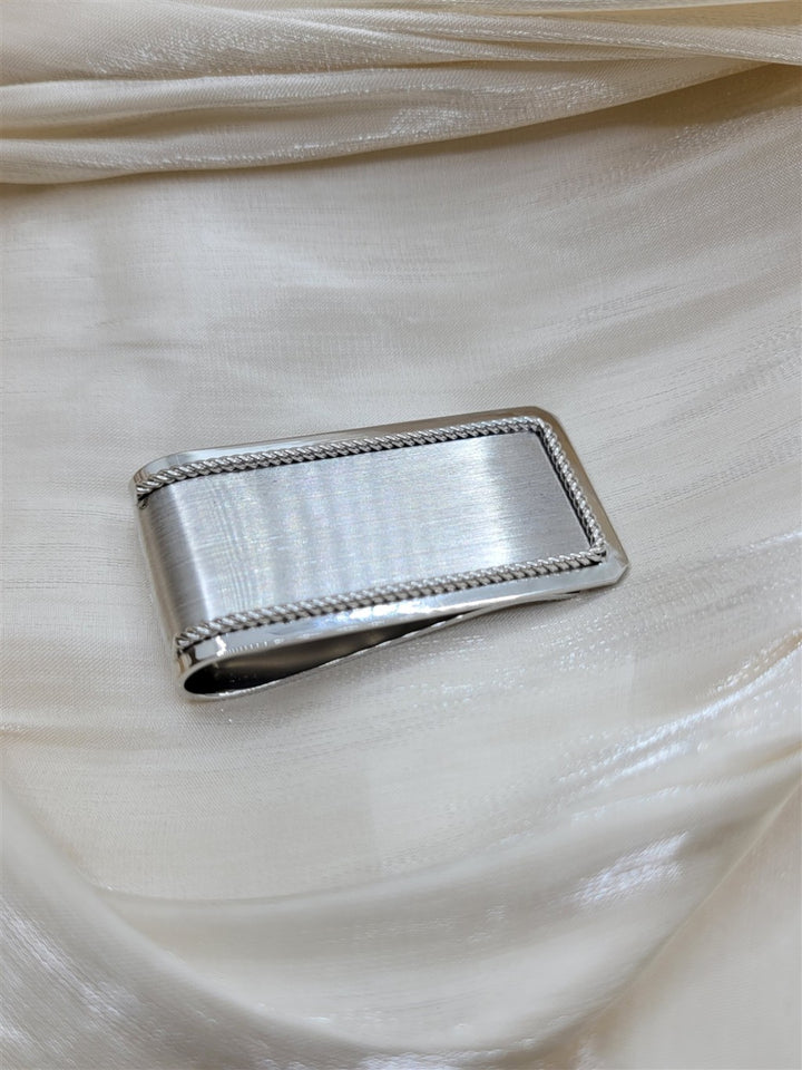 Sterling Silver "Gabriel & Co." Brushed Money Clip
