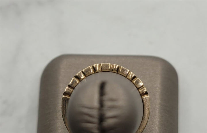 10K Yellow Gold Stackable Diamond Wedding Ring