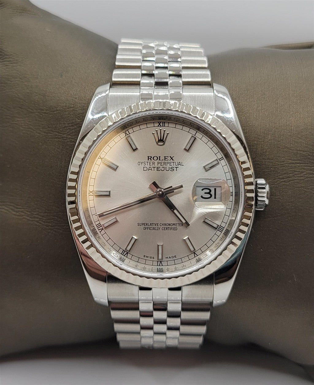 Certified Pre-Owned Rolex 36 mm DateJust