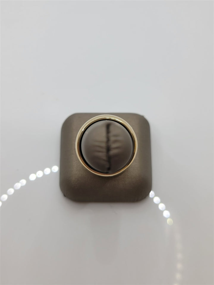 14K Yellow Gold 6.5 mm Half Round Wedding Band