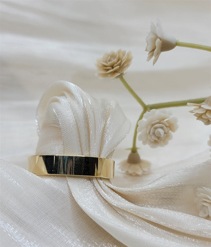10K 5mm Flat Comfort Wedding Ring