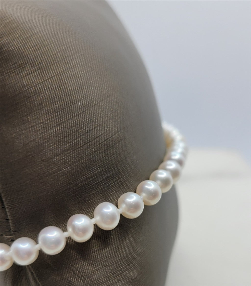 14K Yellow Gold Pearl Bracelet Pearl Jewelry
