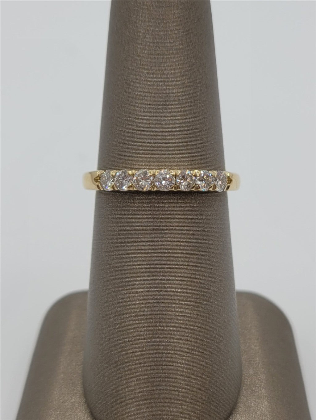 14K Yellow Gold .50 Twt Diamond Wedding Band