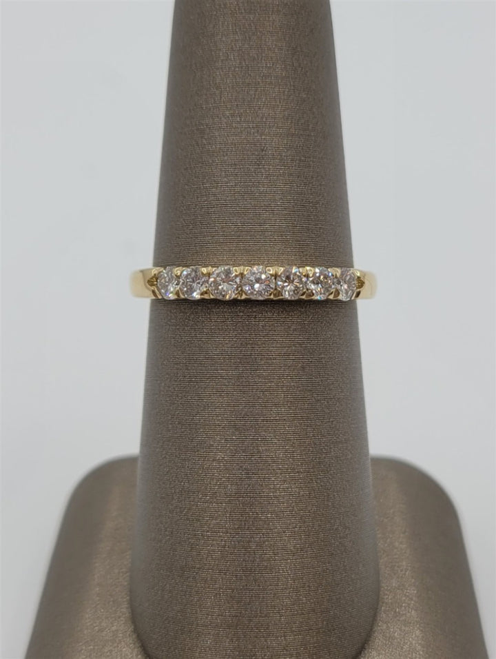 14K Yellow Gold .50 Twt Diamond Wedding Band