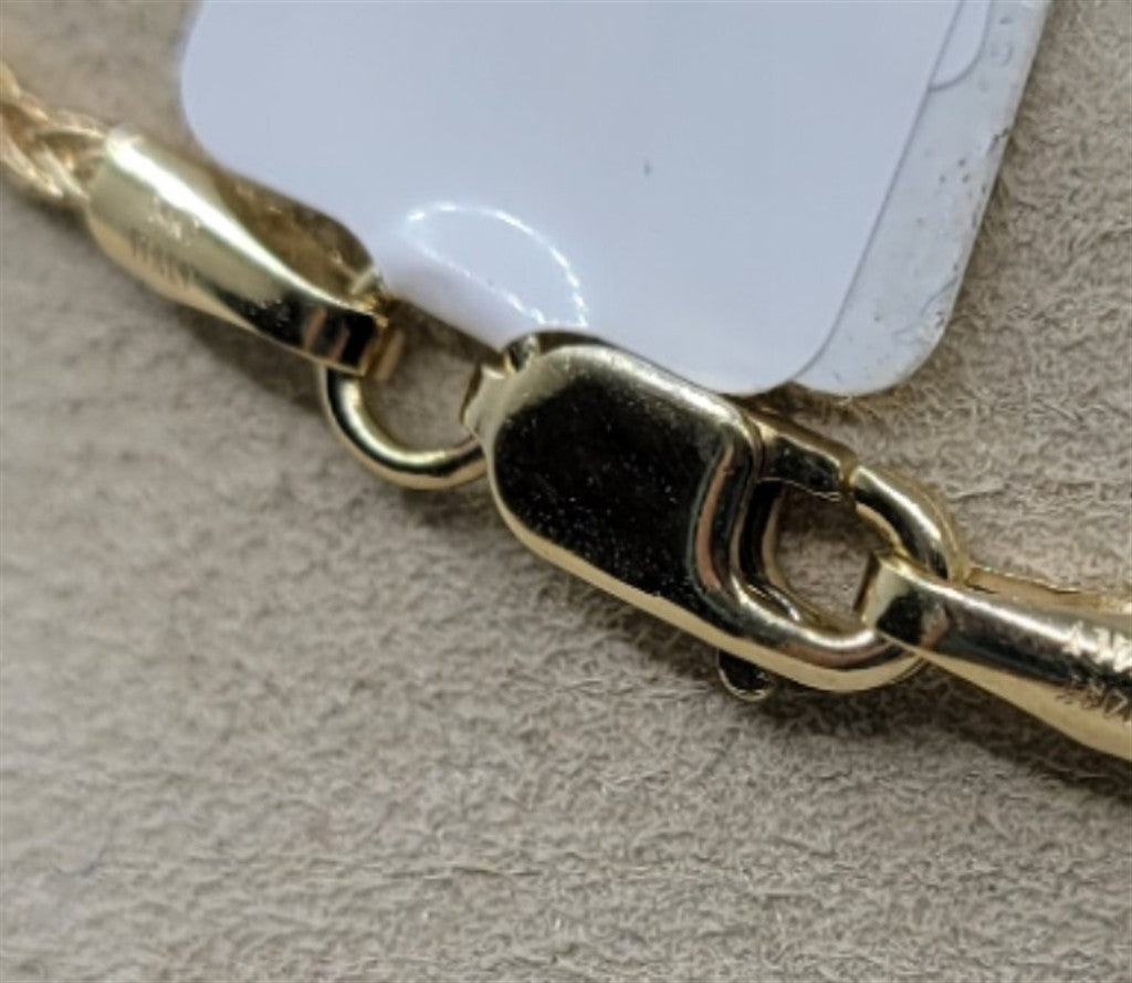 14K Yellow Gold Golden Beryl Fashion Necklace