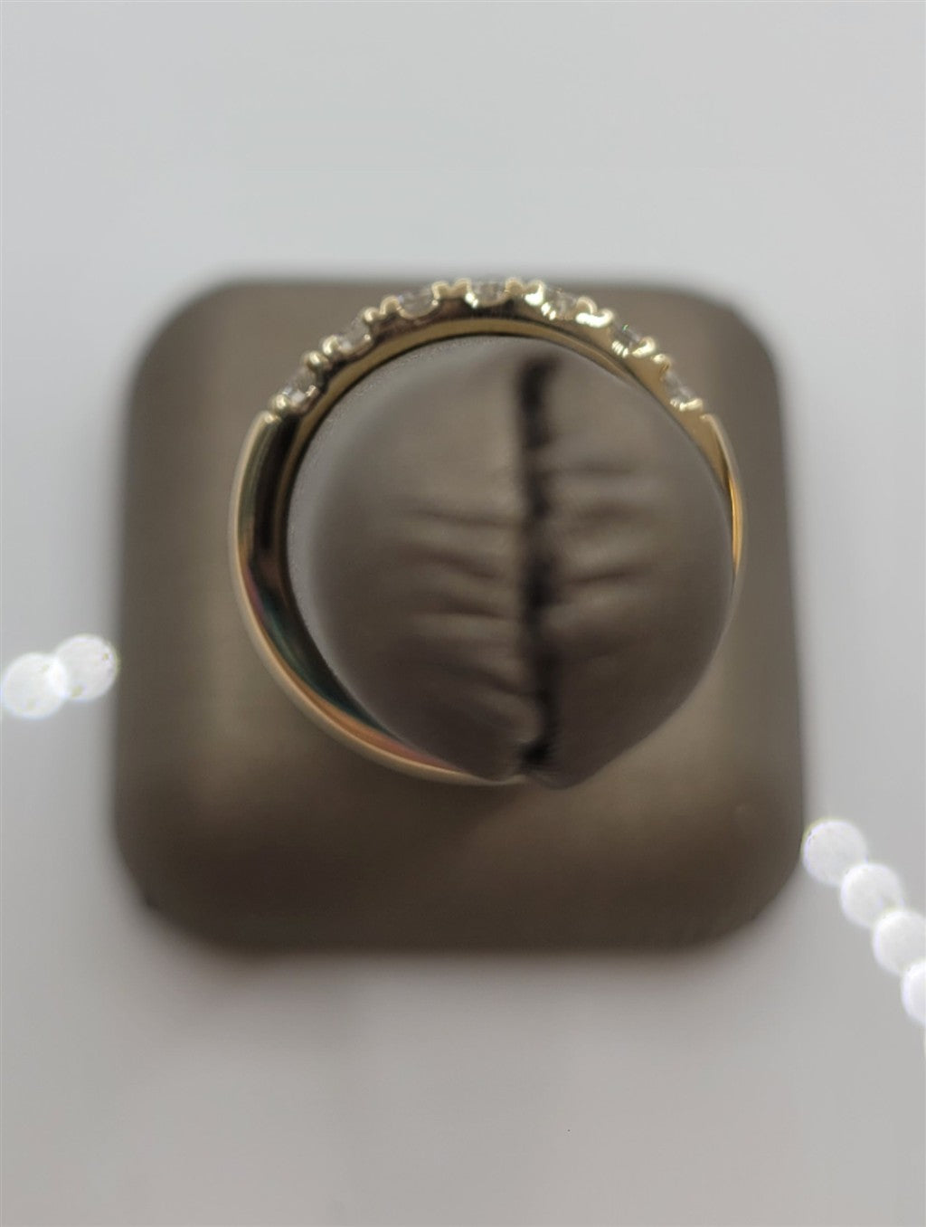 14K Yellow Gold .69 Twt Diamond Wedding Band