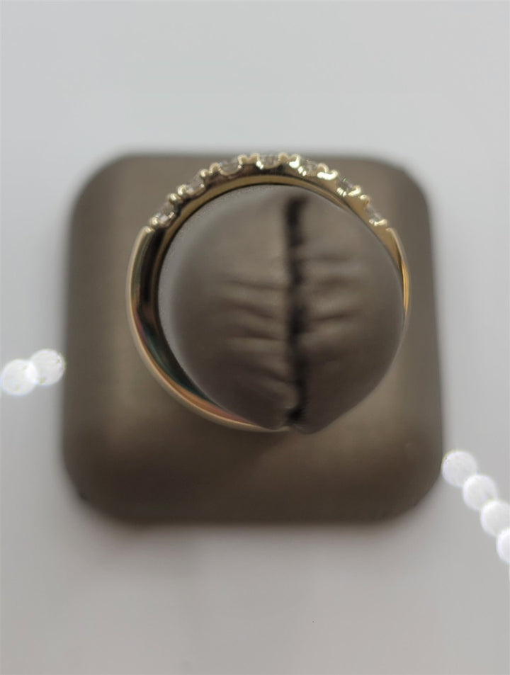 14K Yellow Gold .69 Twt Diamond Wedding Band